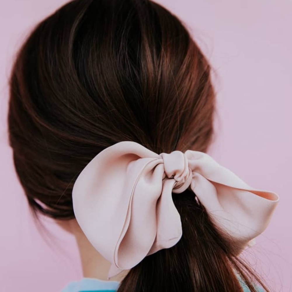 BUNDLE OF FIVE 100% Silk Skinny Headband, Hair Bandana & Neck Scarf